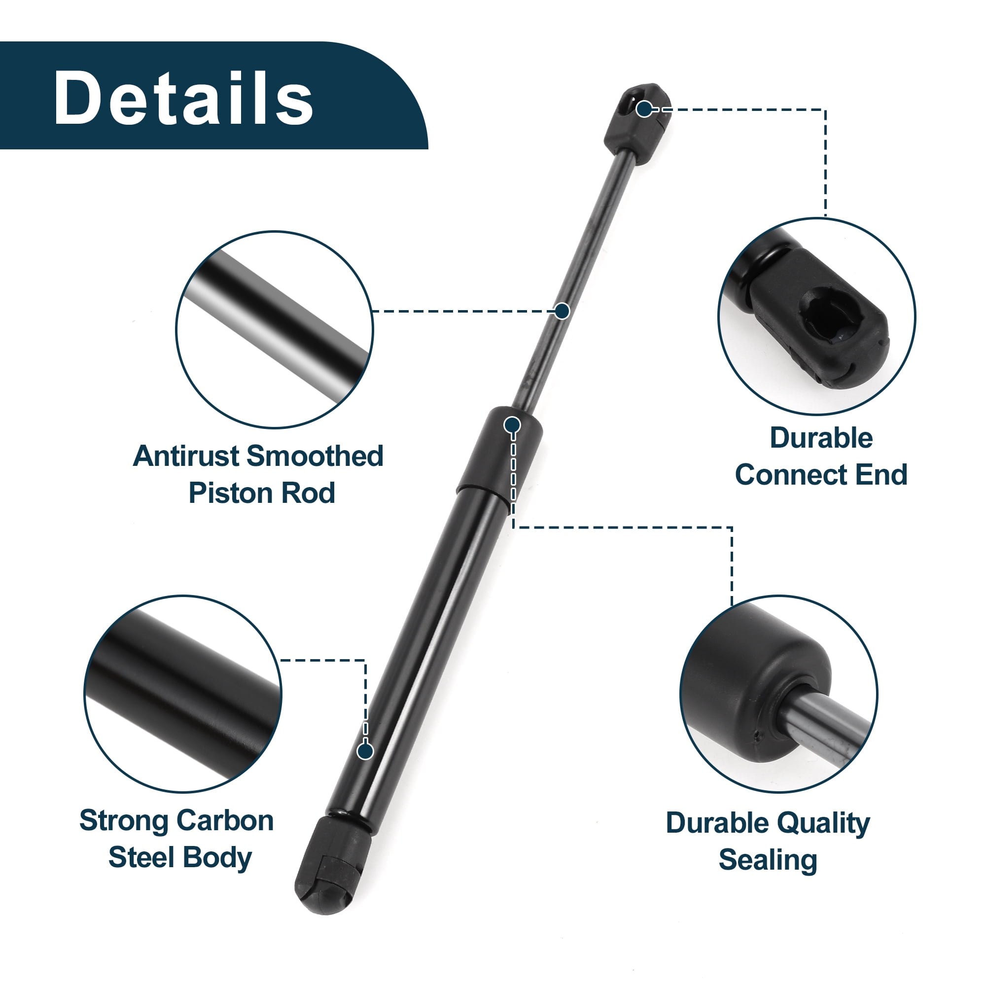 Unique Bargains 2Pcs Lift Supports for Toyota Corolla Cross 2022-2024 Front Hood