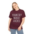 thumbnail image 4 of Retro Country Music Sucks Unisex Graphic Tee Shirt, Sizes S-5XL, 4 of 12
