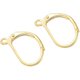 thumbnail image 1 of Ganchos para Pendientes Yashi Oro de 14 Quilates 17 x 11 mm, 1 of 5