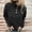 Black, variant on Uaswgudfs Women's Autumn/Winter Turtleneck Sweater: Ribbed Cuffs & Hem, Button Details, Oversized Cozy Fit