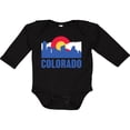 thumbnail image 3 of Inktastic Colorado Flag and Skyline Boys or Girls Long Sleeve Baby Bodysuit, 3 of 5