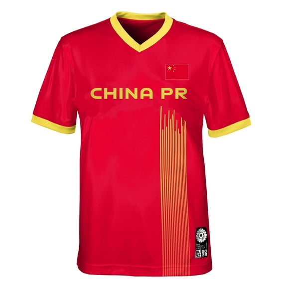 Outerstuff Mens FIFA World Cup Fan Top, China, Multicolor, Medium