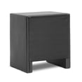 thumbnail image 5 of Baxton Studio Frey Black Upholstered Modern Nightstand, 5 of 6