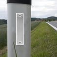 thumbnail image 6 of DINHEAROM Guardrail Reflector For Night Driving Acrylic White 2Set 7.1x1.6x0.2in, 6 of 6