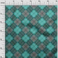 thumbnail image 2 of oneOone Cotton Poplin Fabric Tartan Check Printed Craft Fabric BTY 42 Inch Wide, 2 of 4