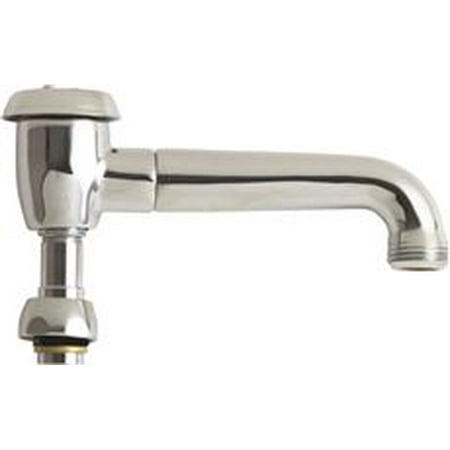Atmospheric Vacuum Breaker Spout Chicago Faucets L-Type Swing Spout With Atmospheric Vacuum Breaker, 4 In. High, Chrome ()