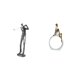 thumbnail image 1 of Figura de golfista,Estatua de golfista de resina,figura de golfista,decoración del hogar,Estatua de niña,Estatuas de mujeres y niñas,estatuillas,decoración elegante,Escultura de arte, 1 of 8
