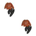 thumbnail image 4 of Sonducket Conjunto de ropa para niño, traje de otoño, pantalones para chico, traje de piel transpirable, cierre lavable, algodón, colorido, Type6 NO6, 4 of 6