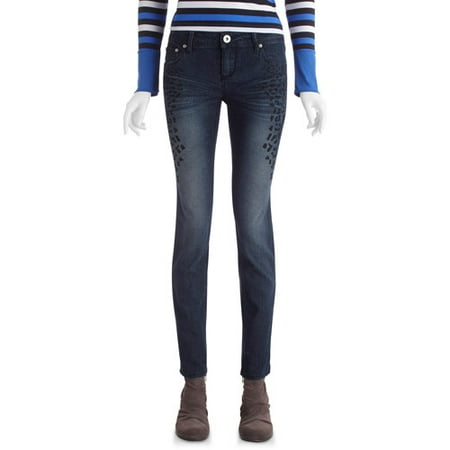 No Boundaries Juniors Cheetah Print Skinny Jeans