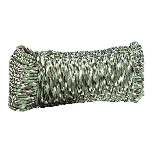 Climbing Rope 4mm Flexible 9-core Survival Strap Non-slip Rope Non-slip  Portable Outdoor Hiking Rope, Camouflage