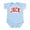 Sky Blue, variant on - JACK (Red) Infant Bodysuit - Baby Light Bodysuit, Size Newborn - 24 Months