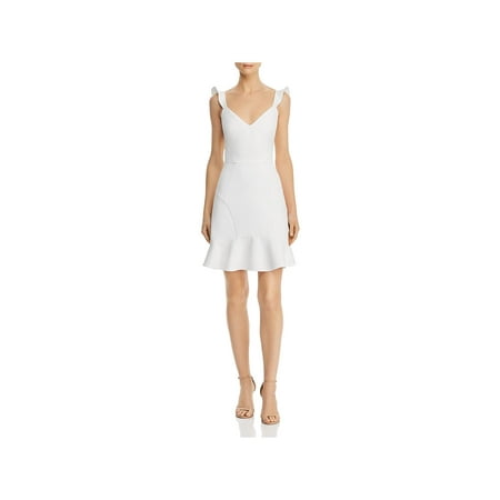Aidan by Aidan Mattox Womens Ruffled Mini Cocktail Dress