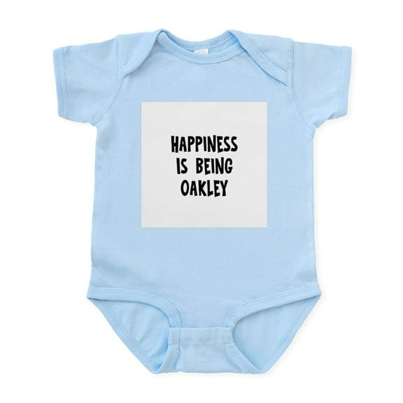 CafePress - Happiness Is Being Oakley Infant Bodysuit - Baby Light Bodysuit, Size Newborn - 24 Months