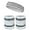 White / Black, variant on COUVER Premium Tennis Style Standard Size Sweatband Headband Wristbands Set - White / Red / Blue lines