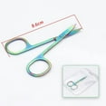 thumbnail image 4 of 1pcs Eyebrow Scissor Eyelash Trimmer Facial Hair Remover Stainless Steel Nail Cuticle Manicure Scissor Beauty Makeup Tool, 4 of 7