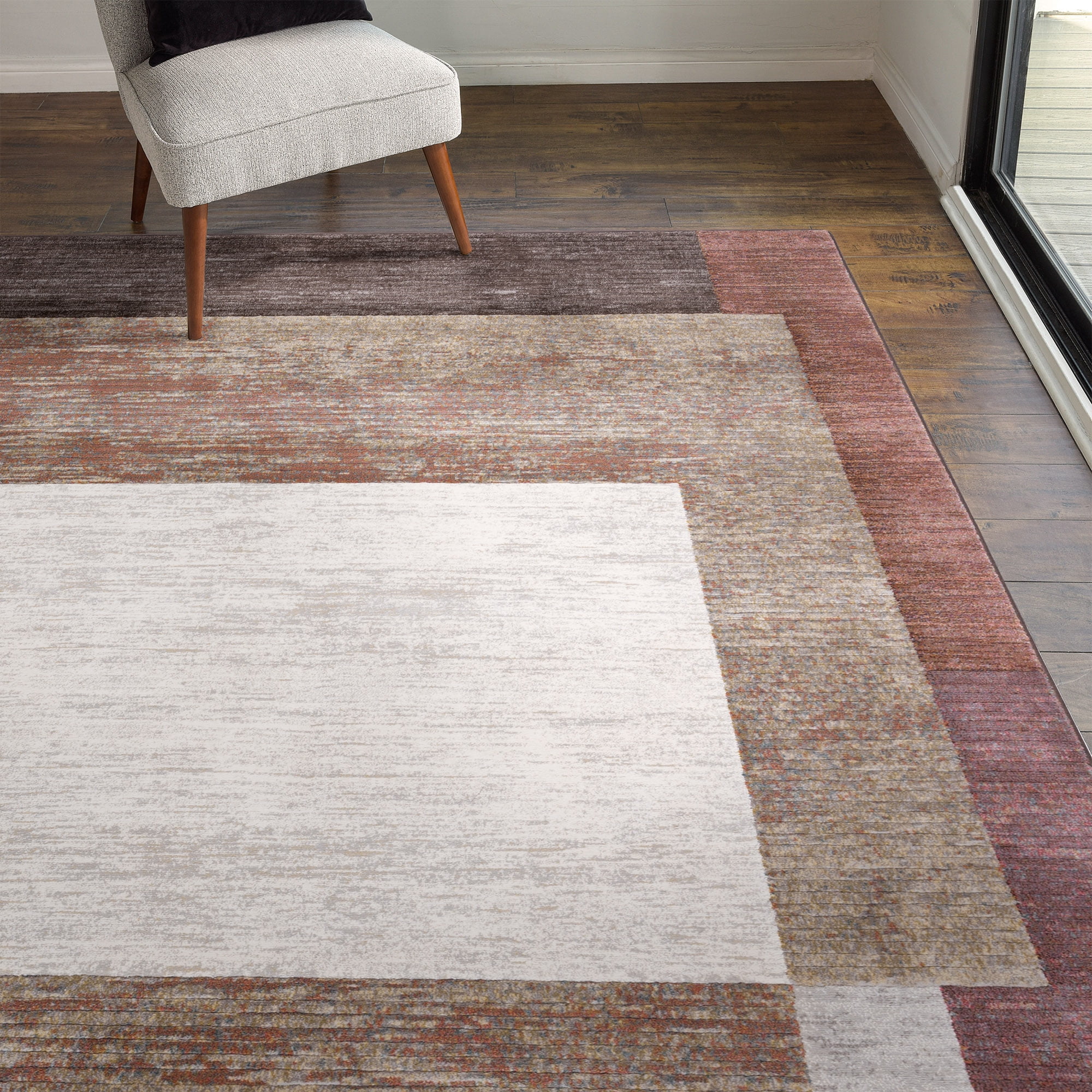 Gertmenian Blayne Suttter Modern Geometric Brown Indoor Area Rug, 8x10