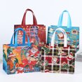 thumbnail image 3 of Bearachild 20 pack/lote bolsas de mano navideñas con asas embalaje de regalo tela de tamaño adecuado de amplia aplicación Kits de decoración para fiestas, 3 of 6