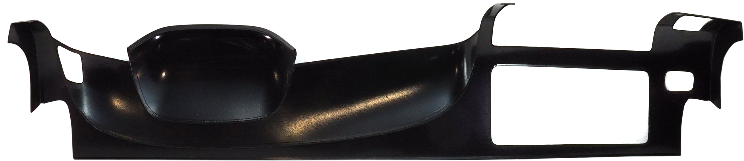 Dash Cover Compatible with 2007-2013 GMC Sierra 1500 Chevrolet Silverado ABS Thermoplastic Black