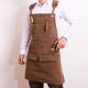 thumbnail image 4 of Canvas Apron Barber Cafe Gardening Carpentry Restaurant Waiter Work Clothes, 4 of 4