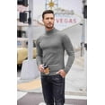 thumbnail image 6 of COOFANDY Mens Slim Fit Mock Turtleneck Thermal Pullover Sweater - Casual Basic Knitted Style, 6 of 8