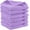 Lilac, variant on Mocassi Turkish Cotton Washcloth Set, 6-Pack, 13" x 13", Highly Absorbent - Soft Bathroom Towels, Lilac