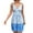 Blue, variant on IROINNID Women's Sleeveless Sundress V-Neck Holiday Summer Boho V Neck Backless Slip Dress Regular Print Dress