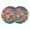 Multicolor, variant on Brown Green Copper Rust Round Placemats Set of 2 Vintage Industrial Mottled Abstract Place Mats Indoor Woven Table Mats Washable Heat-Resistance Braided Dining Table Placemats for Kitchen 15 Inch