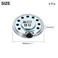 thumbnail image 2 of 8 Pcs 0.5W 8 Ohms Petits Haut-Parleurs Coque en Métal Ronde Micro Magnétique Interne, 2 of 6