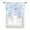 Blue, variant on Watercolor Green Floral Tie Up Curtains for Kitchen Bathroom Bedroom Windows 45 Inch Length, Teal Ombre Botanical Summer Balloon Drape Curtains Shade Rod Pocket Drapery Curtain Panel, 34"x45"