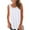 White, variant on Women Casual Summer Sleeveless O Neck Vest Tank Shirt Tunic Blouse Tops Dress Top Active Crop Tops for Women Long Top Women Asymmetrical Tops for Women 9/11 Top Women Athletic Tops Athletic