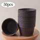 thumbnail image 5 of 50 piezas de papel a prueba de grasa para repostería, fundas para cupcakes, diámetro superior de 2,6 pulgadas, diámetro inferior de 2 pulgadas, altura Café Gloria Tazas para hornear, 5 of 9
