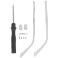 thumbnail image 1 of 1 Pair Universal Glasses Replacement Temples Fashion Eyeglasses Metal Arms Legs transparent, 1 of 6