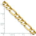 thumbnail image 5 of 14K Gold Concave Open Figaro Chain 22", 5 of 5