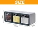 thumbnail image 2 of Contenedor de sal con tapa y cuchara, estante transparente para condimentos, botes para especias, caja de condimentos de 3 piezas para el hogar, la cocina, la cafetería, para almacenar sal, azúcar,, 2 of 7