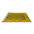thumbnail image 2 of Ahgly Company Machine Washable Indoor Rectangle Oriental Yellow Industrial Area Rugs, 5' x 8', 2 of 4