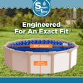 thumbnail image 4 of SmartLine 21' Round Crystal Tile Unibead Above Ground Swimming Pool Liner, 52" Height, 25 Gauge, 4 of 6