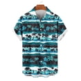 thumbnail image 4 of Purcolt Hawaiian Shirts for Men Summer Casual Short Sleeve Collared Button Down Shirts Novelty Tropical Print Beach Shirts Comfortable Tee Tops, 4 of 6