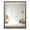 Walnut, variant on Magnifique Wooden Frame Arched Wall Mirror 24" x 36", Natural Wood Color