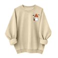 thumbnail image 5 of Jsaierl Halloween Sweatshirts for Women Spooky Ghost Graphic Pullovers Fall Loose Fit Crewneck Long Sleeve Sweater Tops Halloween Party Supplies, Sizes S-2XL, 5 of 7