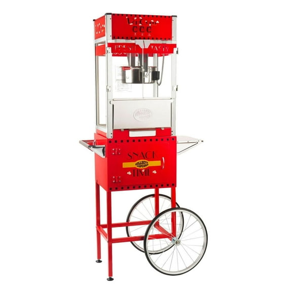 Machine à popcorn avec chariot 16oz