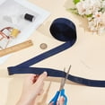 thumbnail image 3 of 10 Yards Polyester Anti Slip Grosgrain Ribbon 1Inch Wide Dark Blue Grosgrain Ribbon with Silicone Gripper for Garment Sewing Project Dark Slate Blue, 3 of 9