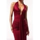 thumbnail image 5 of Vestido Bellabarnetten Elsie Halter Maxi sin mangas con cuello en V, 5 of 6