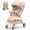 Beige, variant on Wonderstone Quick Fold Baby Stroller, Compact and Lightweight Design for travel convenience, Black