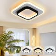 thumbnail image 1 of OFFCEI L&aacute;mpara de techo, 3 Colores Regulables,L&aacute;mpara de techo moderna con Cuadrada luces, L&aacute;mparas de techo Led para interior de casas, pasillo, sala de estar, dormit, 1 of 9