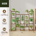 thumbnail image 4 of Soporte grande para plantas colgantes, estante alto para plantas y exteriores, 14 macetas grande para sala de estar, patio, balcón y jardín, 4 of 6