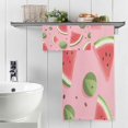 thumbnail image 5 of Coolnut Cartoon Watermelon Bath Towels Set,2 Piece Pure Cotton Ultra Soft High Absorbent Quick Dry Towel Set,1 Bath Towels, 1 Wash Cloths Wash cloth, 5 of 7