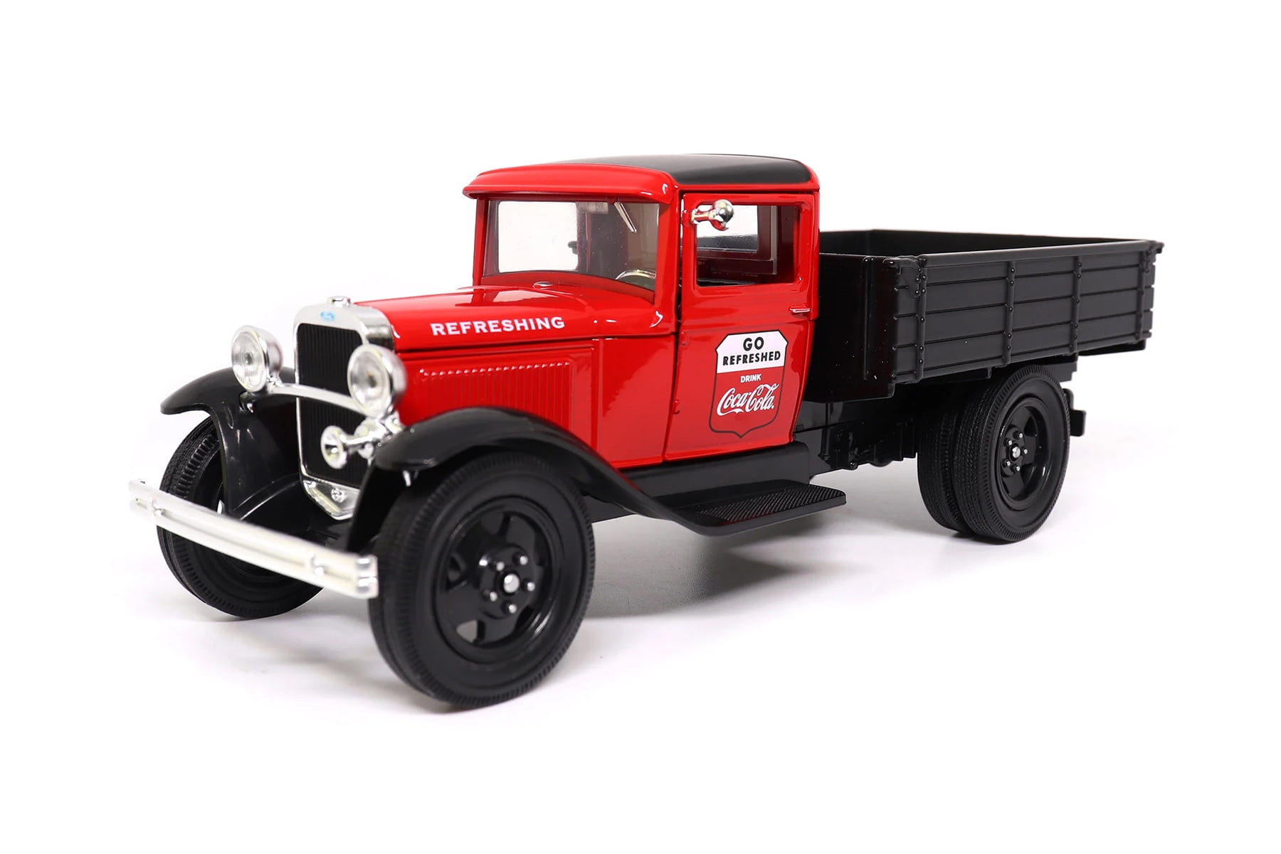 1937 Ford Pickup Truck Coca Cola Yellow 1/24 Dieca - Walmart.com