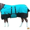 66" Hilason 1200D Winter Poly Horse Sheet Belly Wrap Turquoise Black