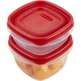 thumbnail image 6 of Rubbermaid Easy Find Lids Food Storage Containers, Racer Red, 6-Piece Set, 6 of 9
