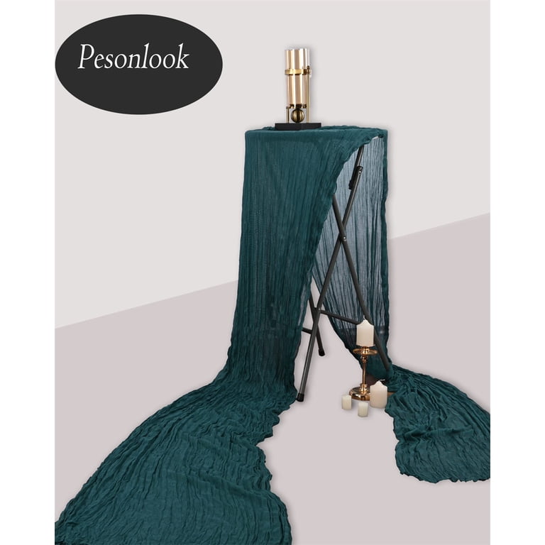 Mindsoft Passover Table Runner & Tablecloth Set - 47x71 Inch Blue & Yellow Burlap Decor For Pesach, Indoor Outdoor Use